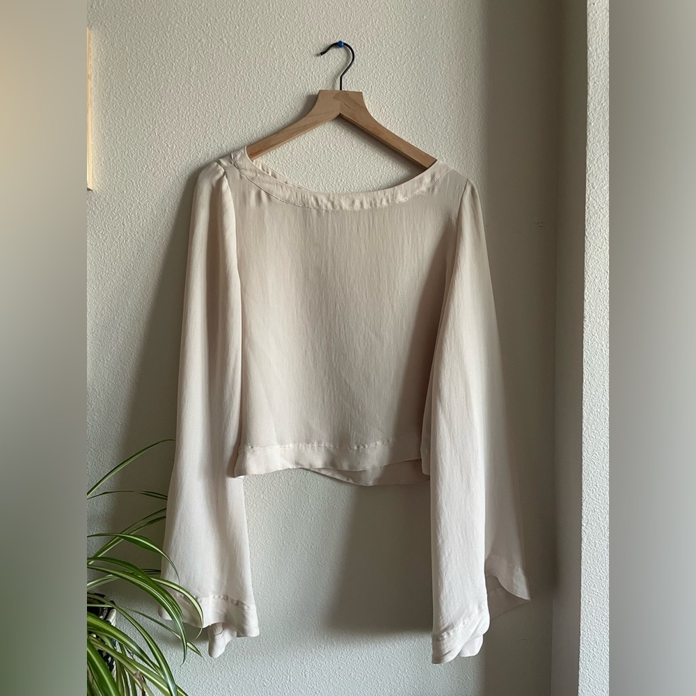 FREE PEOPLE bell sleeve top